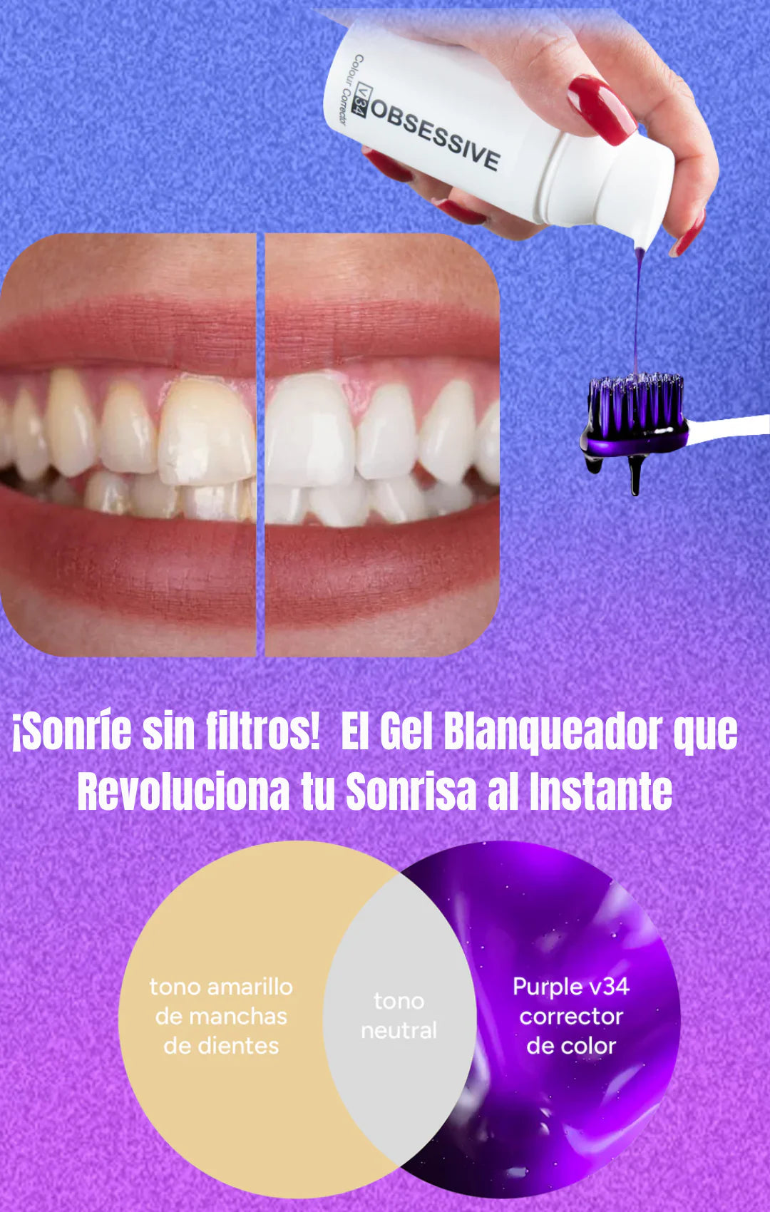 OBSESSIVE™ -  Gel blanqueador dental