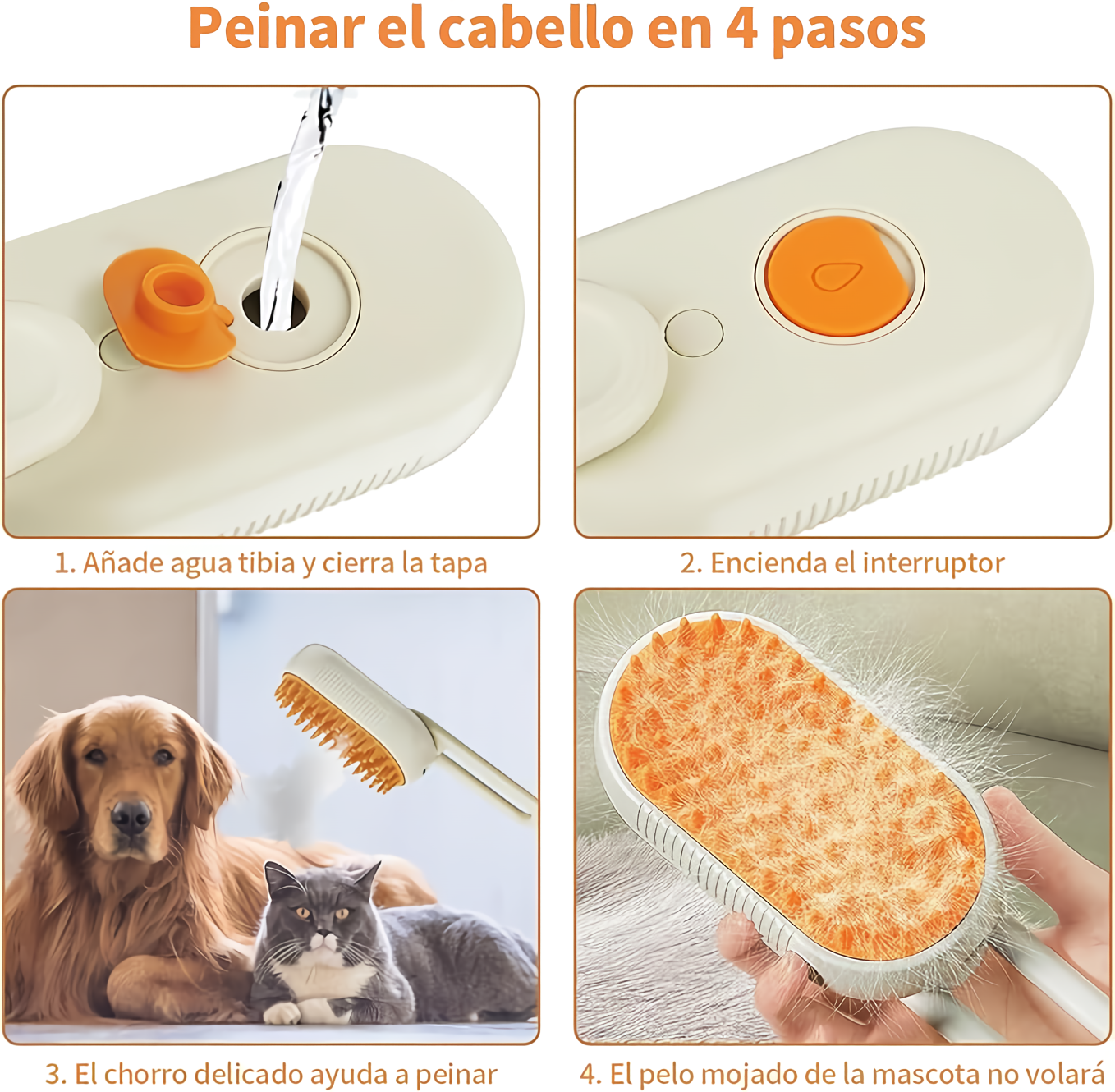 VaporPet™ - Cepillo a vapor
