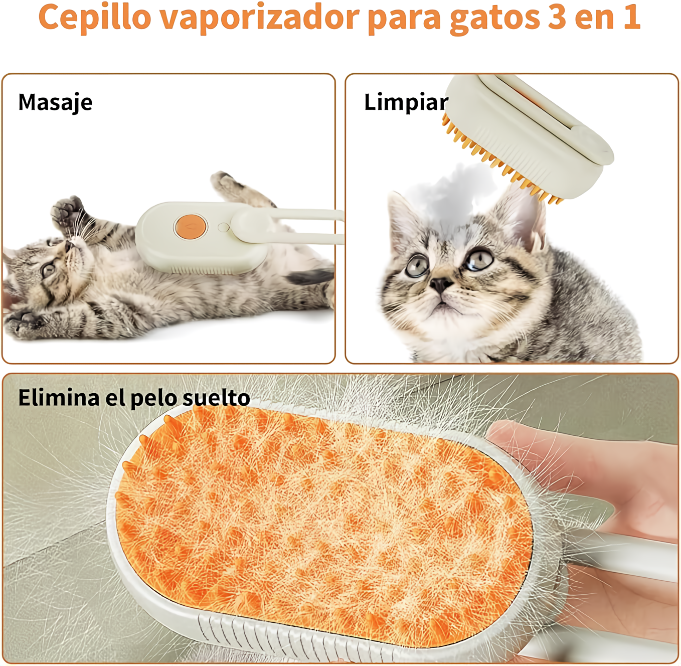 VaporPet™ - Cepillo a vapor
