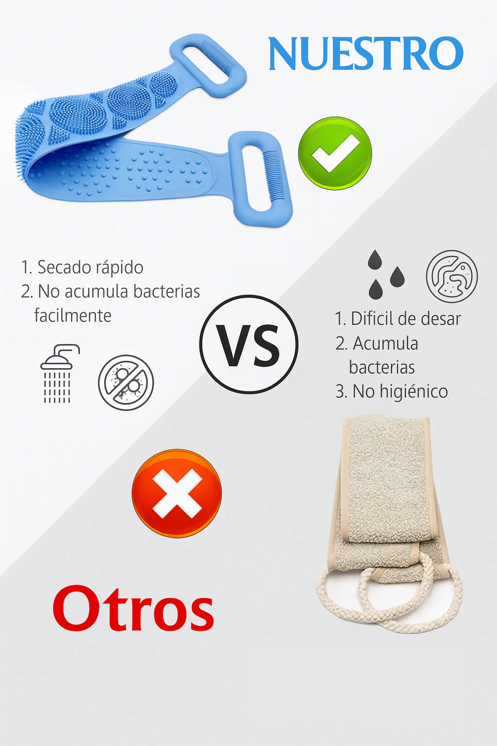 FlexiSpa™ - Cinturón exfoliante de ducha